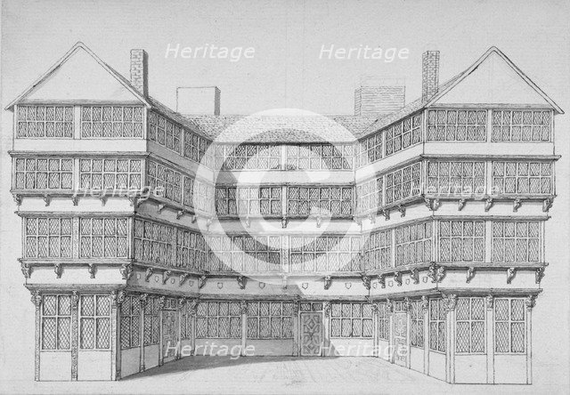 House in Hart Street, Crutched Friars, City of London, 1800. Artist: Anon