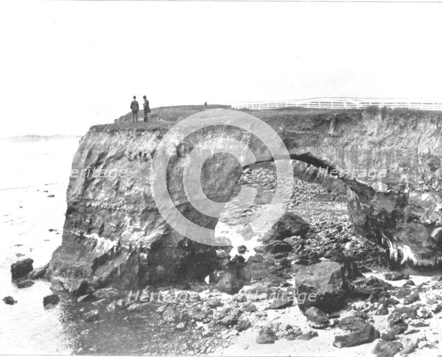 Natural Bridge on the Coast near Santa Cruz, California, USA, c1900. Creator: Unknown.