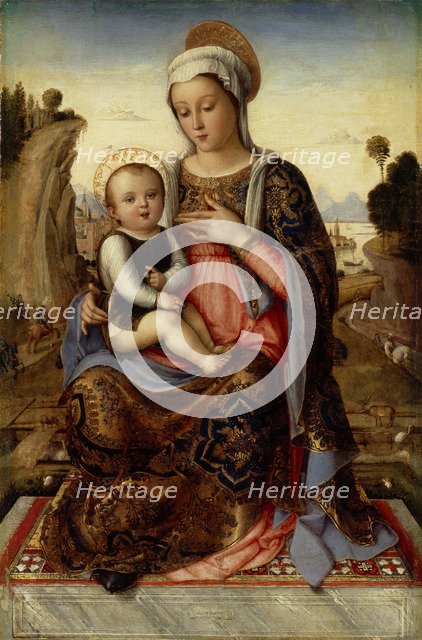 Virgin and child, 15th century. Artist: Venetian master  