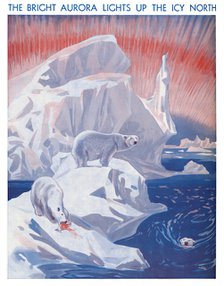 'The Bright Aurora Lights Up The Icy North', 1935. Artist: Unknown.