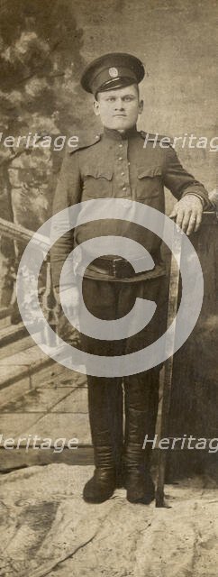 Portrait of I.M. Zonov, 1914. Creator: Unknown.