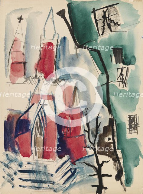 John's Church, 1919. Creator: Sulho Sipila.