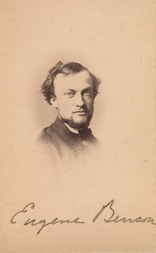 Eugene Benson, 1860s. Creator: Maurice Stadtfeld.