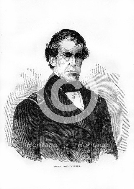 Charles Wilkes, American naval officer and explorer, 1872. Artist: Unknown