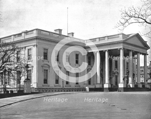 The White House, Washington DC, USA, c1900. Creator: Unknown.