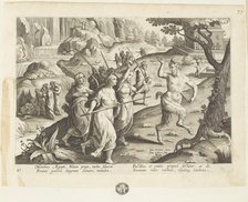 Venationes ferarum, avium, piscium (Hunts of wild animals, birds and fish). Plate 47, 1596. Creator: Hans Collaert the Younger.