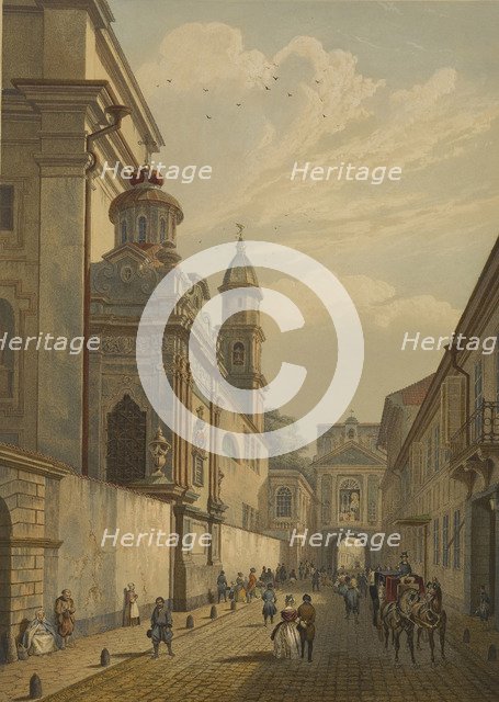 The Gate of Dawn (Ostra Brama) in Vilnius, 1847.