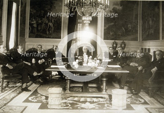 Joaquin Chapapietra and Torregrosa (1871-1951), Spanish politician presiding a Council of Ministe…