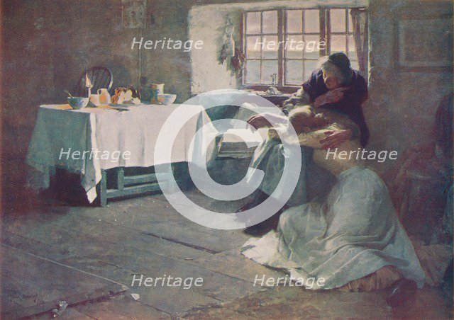 'A Hopeless Dawn', 1888, (c1915). Artist: Frank Bramley.