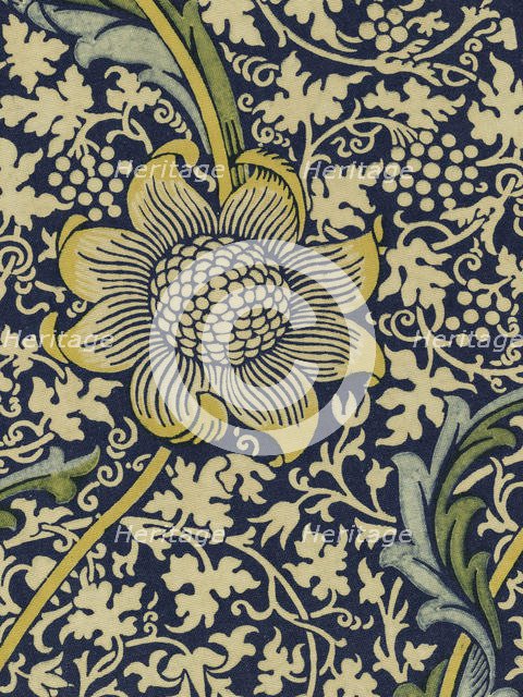 Decorative fabric, 1876. Creator: Morris, William, Morris Tapestry Works (1834-1896).