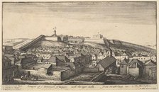 Prospect of the inner part of Tangier, ca. 1670. Creator: Wenceslaus Hollar.