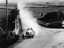 Talbot Darracq in action, Isle of Man TT race, 1922. Artist: Unknown