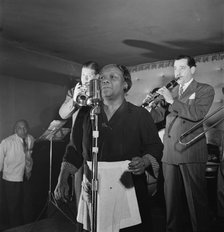 Portrait of Tony Parenti and Wild Bill Davison, Jimmy Ryan's (Club), New York, N.Y., ca. Aug. 1946. Creator: William Paul Gottlieb.