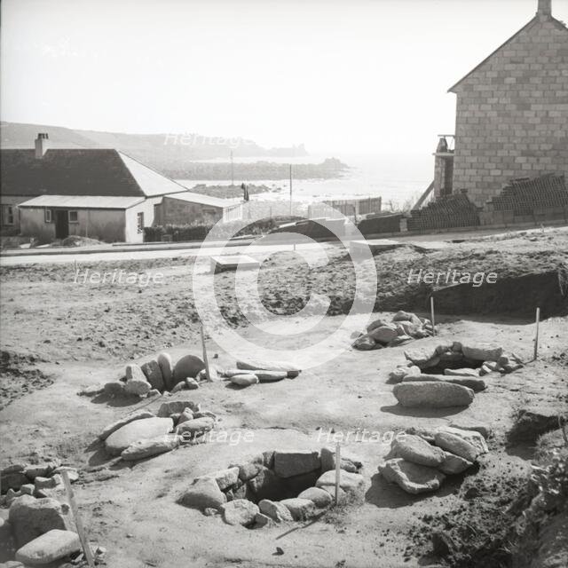 Bronze Age burial site, St Mary's, Scilly Isles, c1955. Creator: Arthur Charles Kirby Ware.