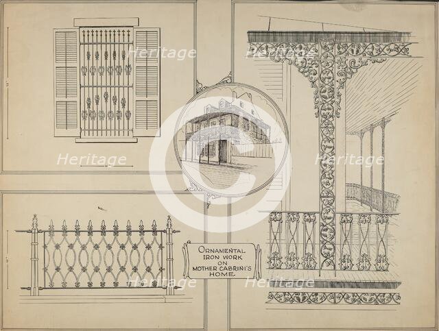Iron Work, c. 1936. Creator: Lucien Verbeke.