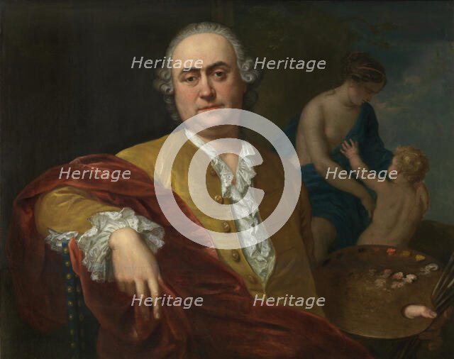 Self Portrait, mid-18th century. Creator: Balthasar Beschey.