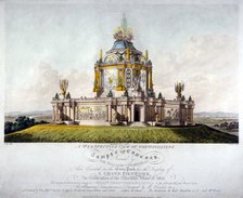 Temple of Concord, Green Park, Westminster, London, 1814. Artist: J Jeakes