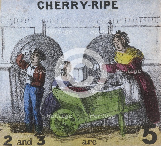 'Cherry-ripe', Cries of London, c1840. Artist: TH Jones