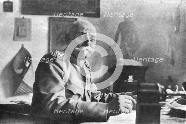 ''L'Ultimatum a la Serbie; Pierre I, Roi de Serbie',1914. Creator: Unknown.