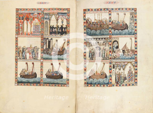 Cantigas de Santa Maria - Codex Rico, ca 1280-1284. Creator: Anonymous.