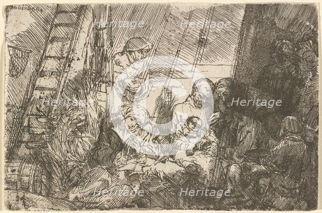The Circumcision in the Stable, 1654. Creator: Rembrandt Harmensz van Rijn.
