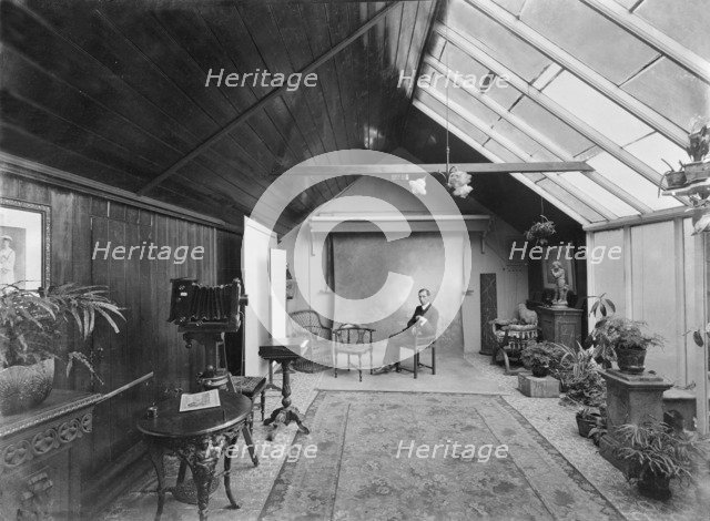 The studio of Kirk & Sons of Cowes, Isle of Wight, August 1935. Creator: Kirk & Sons of Cowes.