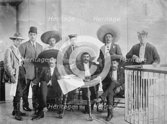 Gen. Zapata & staff, 1911. Creator: Bain News Service.