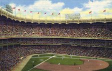 Yankee Stadium, New York City, New York, USA, 1951. Artist: Unknown