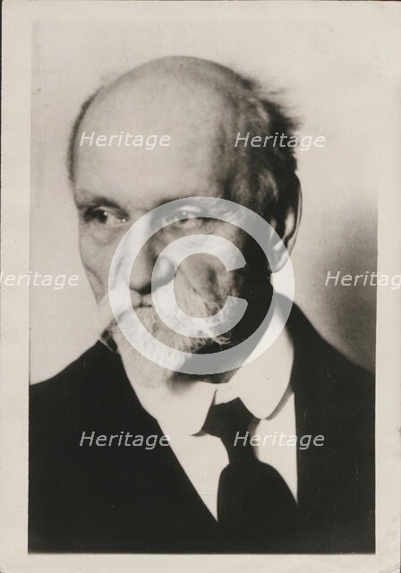 Portrait of the poet Janis Rainis (1865-1929), 1920s. Creator: Anonymous.