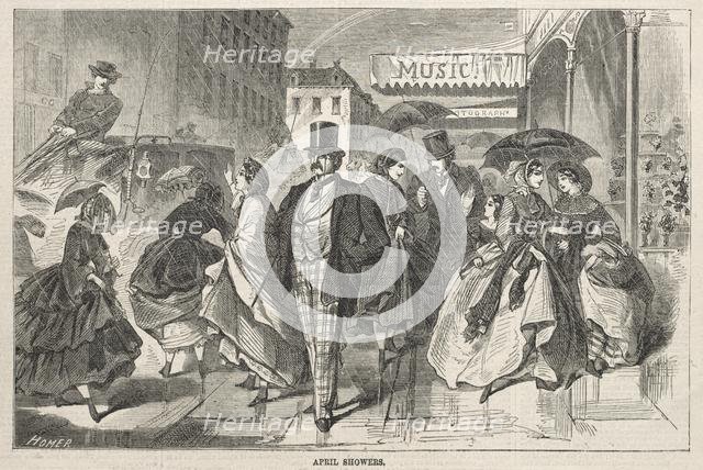 April Showers, 1859. Creator: Winslow Homer (American, 1836-1910).