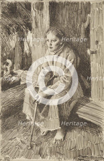 Valkulla, 1912. Creator: Anders Leonard Zorn.