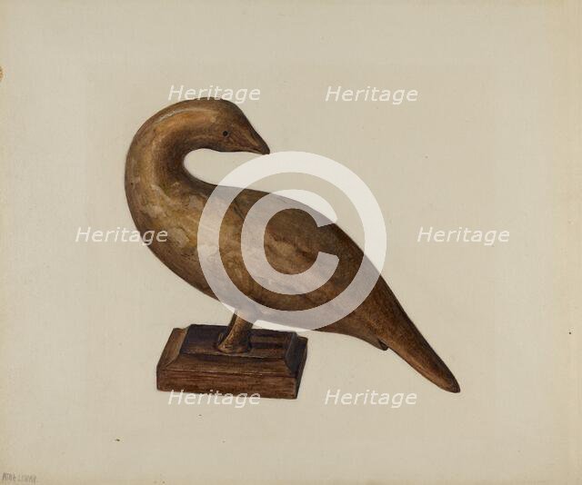 Bird, c. 1937. Creator: Mina Lowry.