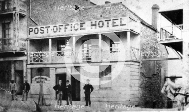 Post Office Hotel, Queen Street, Brisbane, c1873. Creator: Unknown.