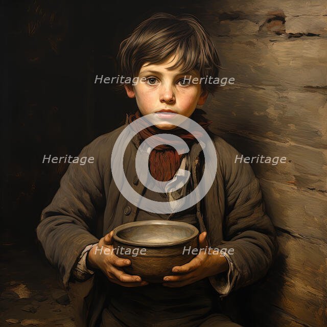 AI IMAGE - Oliver Twist, 2023. Creator: Heritage Images.
