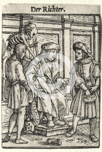 Dance of Death: The Judge. Creator: Hans Holbein (German, 1497/98-1543).