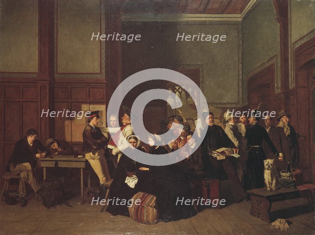 Third Class Waiting Room, 1865.