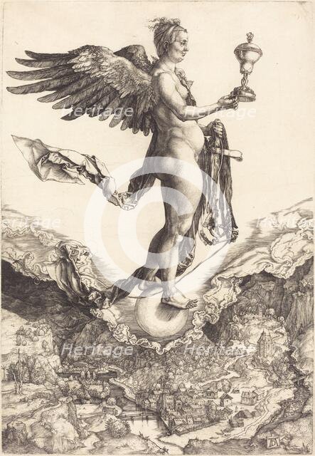 Nemesis (The Great Fortune), c. 1501/1502. Creator: Albrecht Durer.