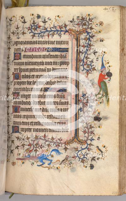 Hours of Charles the Noble, King of Navarre (1361-1425): fol. 221r, Text, c. 1405. Creator: Master of the Brussels Initials and Associates (French).
