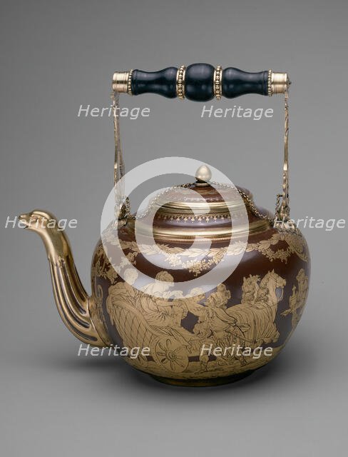 Kettle, Sèvres, 1783/84. Creators: Sèvres Porcelain Manufactory, Charles-Eloi Asselin.