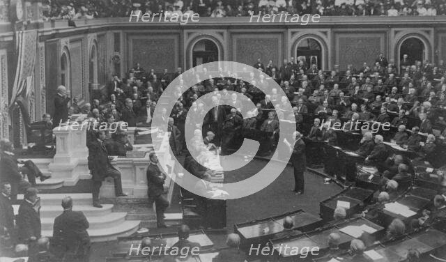 Opening ceremonies of the U.S. 59th Congress, 2nd session, 1906, with Speaker Joseph..., 1906. Creator: Frances Benjamin Johnston.