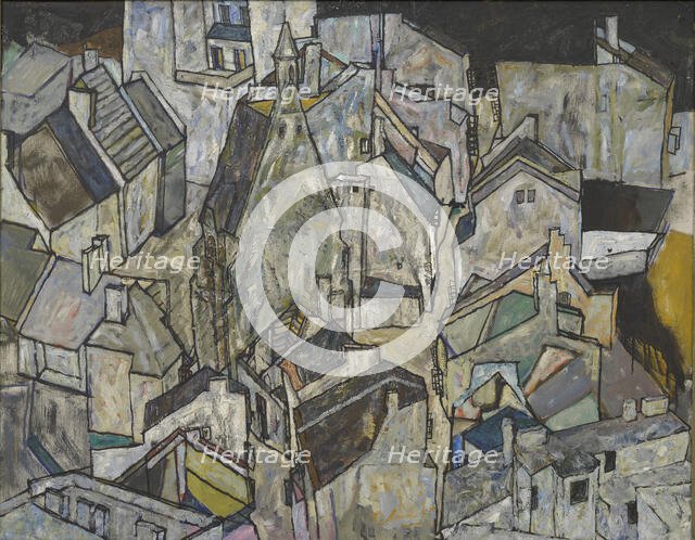 Moedling II, 1918. Creator: Schiele, Egon (1890-1918).