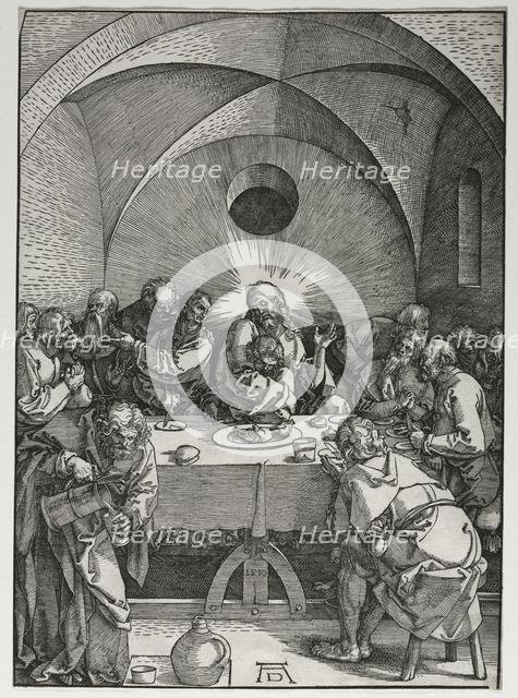 The Large Passion: The Last Supper, 1510. Creator: Albrecht Dürer (German, 1471-1528).