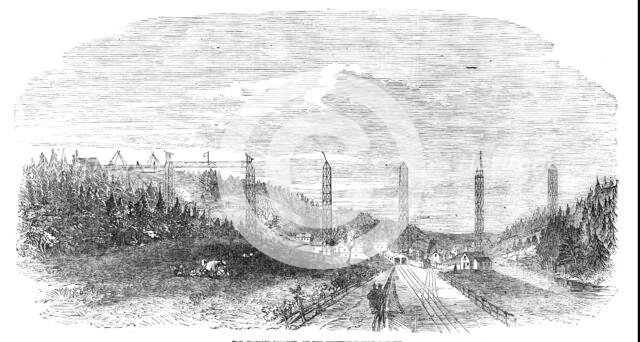 The Crumlin Viaduct, on the Western Valley Railway, 1854. Creator: Unknown.