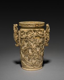 Carved Vase, 1800s. Creator: Unknown.