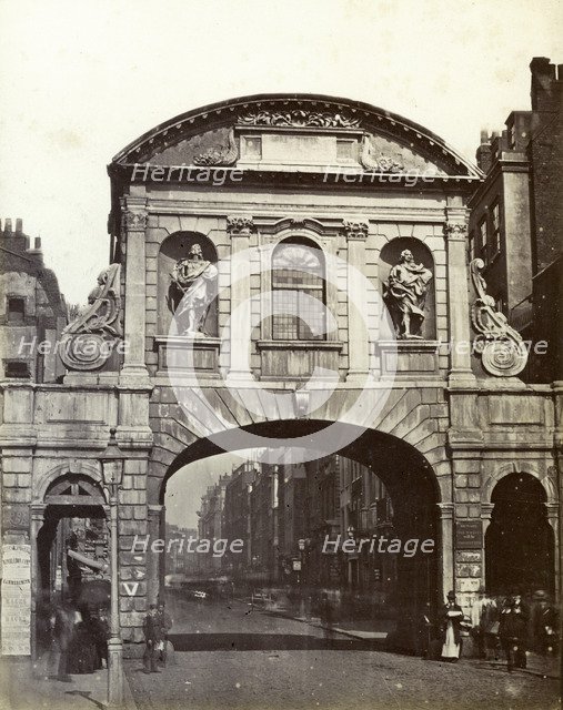 Temple Bar, London, 19th century Artist: Unknown