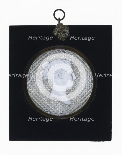 Portrait Plaque, England, 1820/30. Creator: Apsley Pellatt and Company.