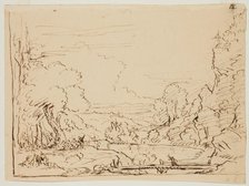 Landscape with Figures, c1820-1848. Creator: Thomas Cole.