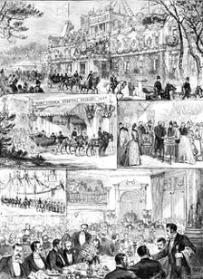 The Prince of Wales at Bournemouth, 1890. Creator: P Naumann.