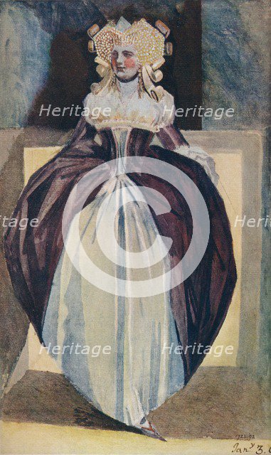 'Sketch of a Lady', c18th century. Artist: Henry Fuseli.