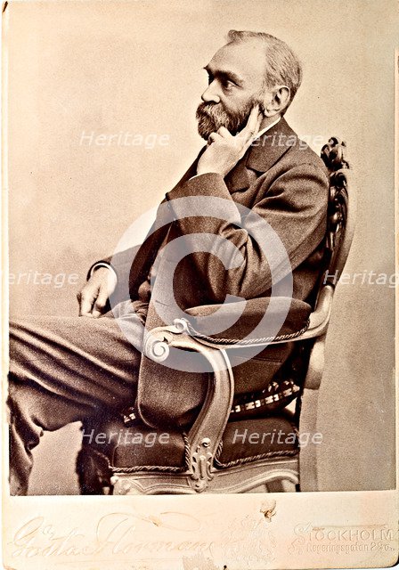 Alfred Nobel (1833-1896), 1870s-1880s.